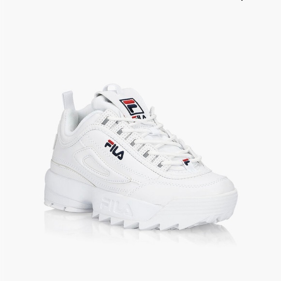 FILA Disruptor White Trainers Size -8.5 - Picture 1 of 12
